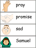 Hannah Word Wall worksheets