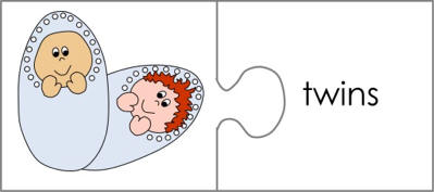 Jacob and Esau vocabulary word matching worksheets