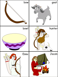 Jacob and Esau Sentence Sequencing worksheets
