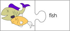 jigsaw word matching vocabulary worksheets