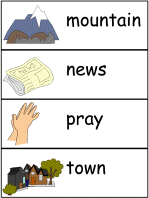 Jesus heals leprosy word wall words