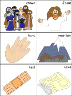 Jesus Heals Leprosy Sentence Sequencing worksheet