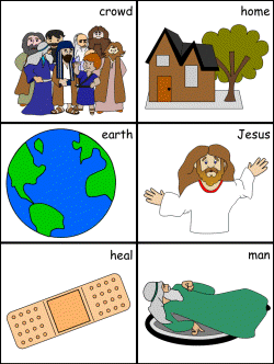 Jesus Heals the Paralyzed Man Sentence Sequencing worksheet