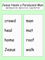 Jesus heals leprosy word lists