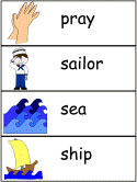 Jonah Word Wall worksheets