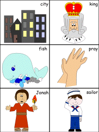Jonah Sentence Sequencing worksheets