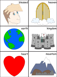 Sermon on the Mount Sentence Sequencing worksheet