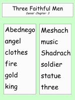Shadrach Meshach and Abednego Word lists