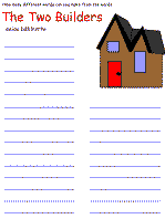 Two builders Word-mining sheets