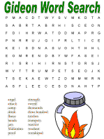 Gideon wordsearches