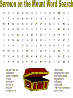 Sermon on the Mount wordsearches