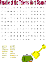 Parable of the Talents word search